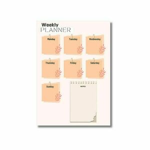 Ψηφιακό πρόγραμμα / Weekly planner list / Εκτυπώσιμο Α4 /PDF - digital planner, φύλλα εργασίας