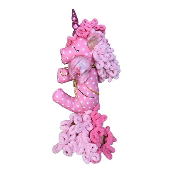 Μονοκερος ,30εκ. αγκαλιας,παιχνιδι και διακοσμητικο.φουξια με αστερακια ασπρα - κορίτσι, δώρα για βάπτιση, παιχνίδια, μονόκερος, δώρα γενεθλίων, δώρο γέννησης