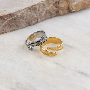 Leaf Ring - ατσάλι