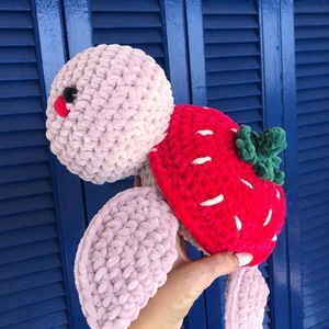 Strawberry turtle - λούτρινα - 2