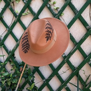 Camel hat - ζωγραφισμένα στο χέρι, τσόχα, καπέλο - 2