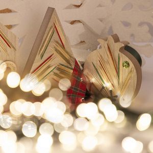 Γούρι δένδρο, art work με ξύλινα στικς Γούρι δένδρο, art work με ξύλινα στικς - ξύλο, γούρια, επιτραπέζιο διακοσμητικό, δέντρο - 5