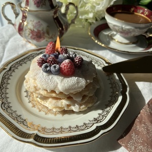 Pancakes candle-200gr - αρωματικά κεριά, soy candle - 3