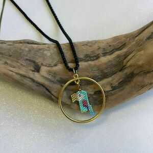 Miyuki Κρεμαστό Στοιχείο - Παπαγάλος | The Gem Stories Jewelry - επιχρυσωμένα, χάντρες, miyuki delica, ατσάλι, χεριού - 2