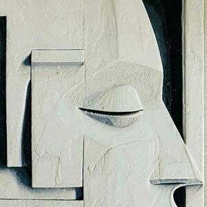 Τρισδιάστατος ανάγλυφος πίνακας "2 faces" - πίνακες & κάδρα, 3d, 3d κάδρο - 3