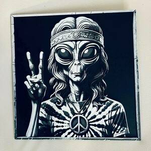 Τρισδιάστατος ανάγλυφος πίνακας "Peace ET" - πίνακες & κάδρα, 3d, 3d κάδρο, πίνακες ζωγραφικής