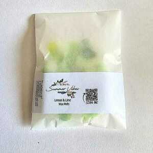 Lemon & Lime Λεμονι * Μοσχολεμονο Wax Melts 40g - αρωματικά κεριά, waxmelts, vegan κεριά
