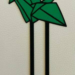 Σελιδοδείκτες δύο (2) χρωμάτων origami - δώρο, σελιδοδείκτες, 3d, για παιδιά - 2