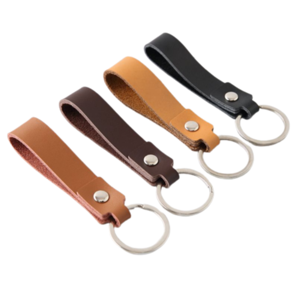 Μπρελόκ δερμάτινο - ΚΑΦΕ 9,5εκ. - δέρμα - 3