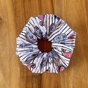 Scrunchie Λαχούρια - ύφασμα, για τα μαλλιά, δώρα για γυναίκες, λαστιχάκια μαλλιών - 2