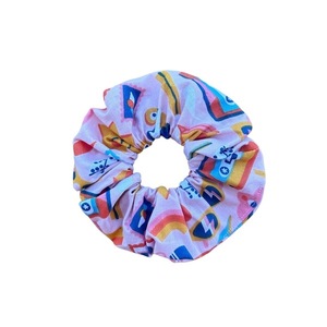 Scrunchie Girly - ύφασμα, για τα μαλλιά, δώρα για γυναίκες, λαστιχάκια μαλλιών, αξεσουάρ μαλλιών