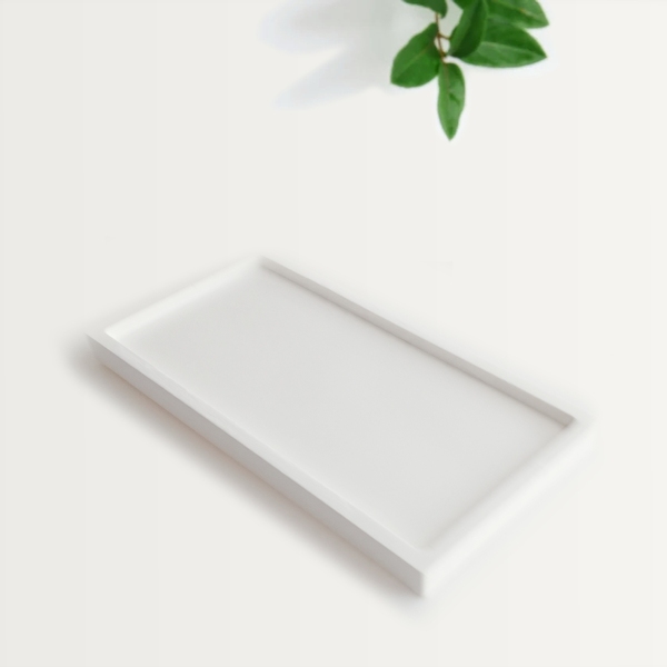 Tσιμεντένιος δίσκος 1.5 X 9.0 X 17.5 //sara W - design, τσιμέντο, σκυρόδεμα, πιατάκια & δίσκοι - 3