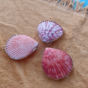 Seashell case | θήκη - αξεσουάρ από φυσικό κοχύλι - απαραίτητα καλοκαιρινά αξεσουάρ - 5