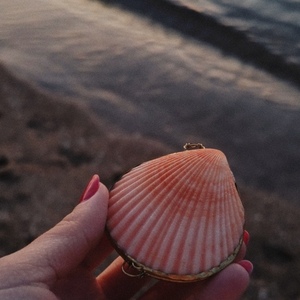 Seashell case | θήκη - αξεσουάρ από φυσικό κοχύλι - απαραίτητα καλοκαιρινά αξεσουάρ - 4