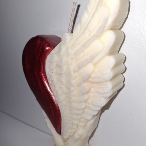 Heart with wings ❤️ - αρωματικά κεριά, 100% φυτικό, vegan κεριά - 2