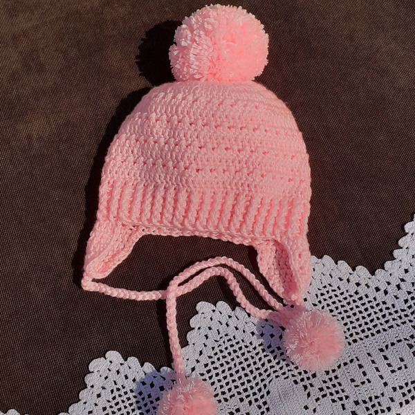 PATTERN /English version/ Crochet set for a Baby girl with pompons/3 in 1/jacket/hat/booties/0-24 months/70 photos/15 schemes/PDF only - crochet, βελονάκι, DIY - 5