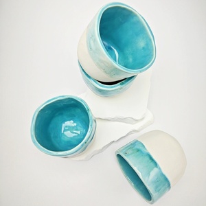 Espressaki- Κεραμικά κουπάκια (4τμχ) - πηλός, κούπες & φλυτζάνια