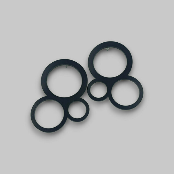 Minimal Loops - plexi glass, boho, μεγάλα - 3