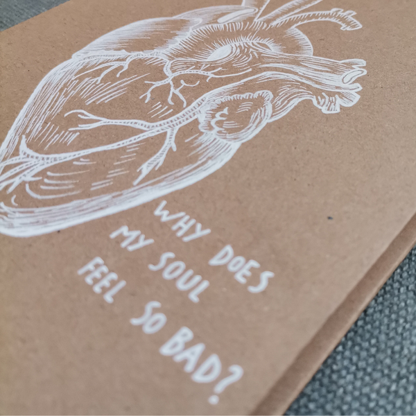 Χειροποίητο προσωποποιημένο σημειωματάριο με καρδιά ζωγραφισμένο στο χέρι - ζωγραφισμένα στο χέρι, καρδιά, τετράδια & σημειωματάρια, προσωποποιημένα - 4