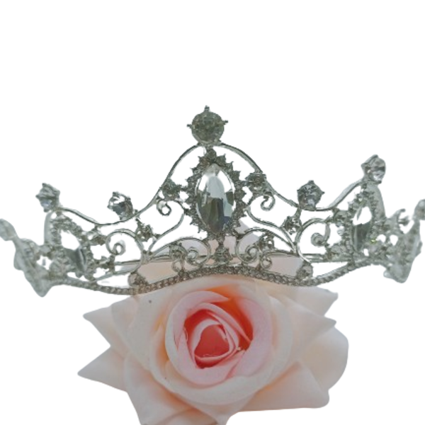 Νυφική Τιάρα ChrisellL - μέταλλο - 2