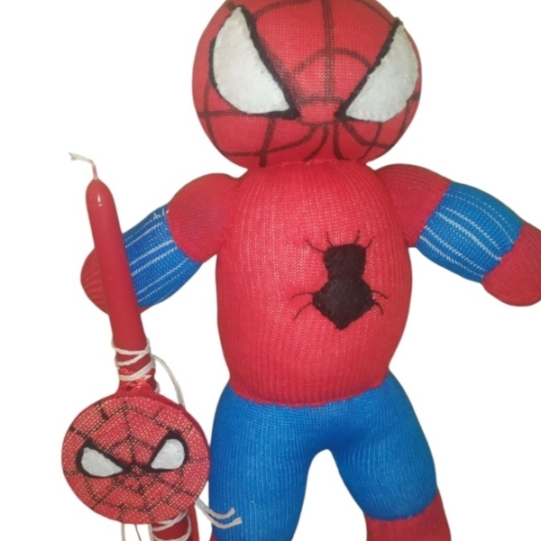 Σετ λαμπάδας με Σούπερ Ήρωα Spiderman - αγόρι, λαμπάδες, ανδρικά μπρελόκ - 2