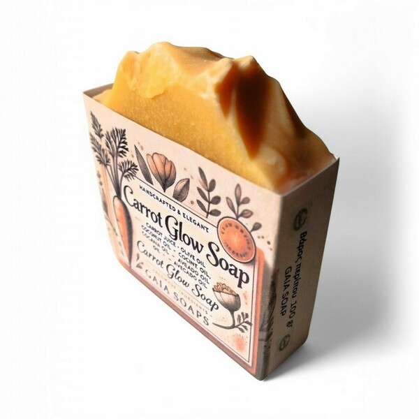 Carrot Glow Soap - προσώπου, σώματος