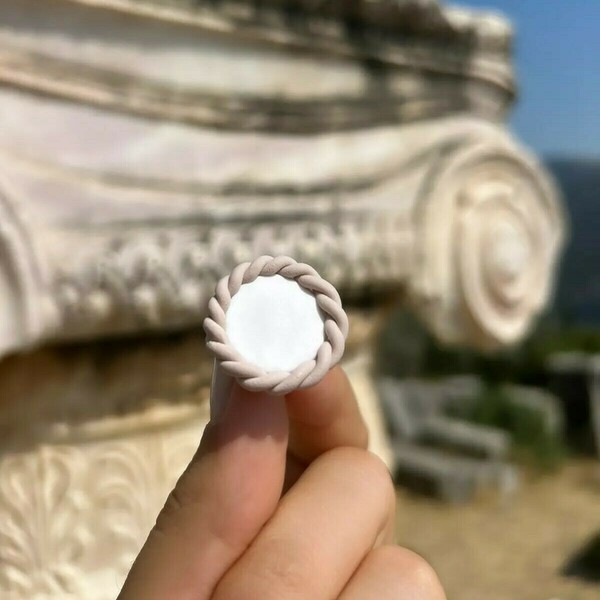 Caryatis Rim - πηλός, μικρά, ατσάλι