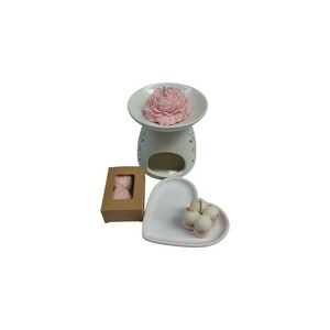 Σετ δώρου με μεγάλο καυστήρα και wax melts - αρωματικά χώρου, soy wax