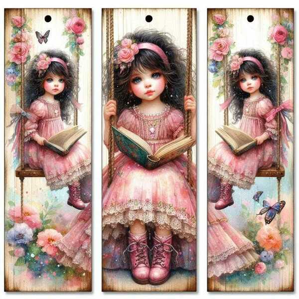 Σετ 3 τμχ. Κομψοί, ανθεκτικοί, μοναδικοί—οι σελιδοδείκτες που θα αγαπήσετε! Girl Bookmarks, 52 - σελιδοδείκτες - 2