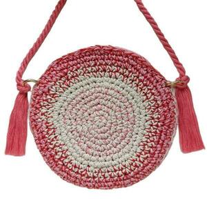 Πλεκτή τσάντα boho - νήμα, ώμου, χιαστί, all day, πλεκτές τσάντες