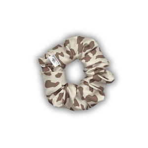 Moo regular scrunchie - ύφασμα, animal print, για τα μαλλιά, λαστιχάκια μαλλιών