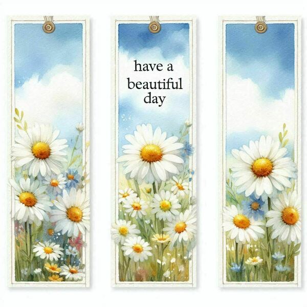 Σετ 3 τμχ. Κομψοί, ανθεκτικοί, μοναδικοί—οι σελιδοδείκτες που θα αγαπήσετε! Floral Bookmarks, 82 - σελιδοδείκτες - 3