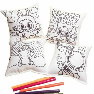 Σετ 5 μαξιλαράκια ζωγραφικής δώρα για παιδικά πάρτυ και παιδικές μπομπονιέρες και σε σχέδιο επιλογής σας - δώρο - 3