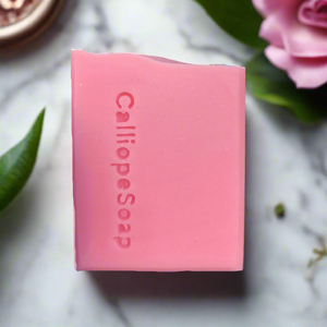 Pink Jasmine Soap. Με μετάξι Tussah & καολίνη, άρωμα γιασεμί 90g - χεριού, προσώπου, σώματος - 5