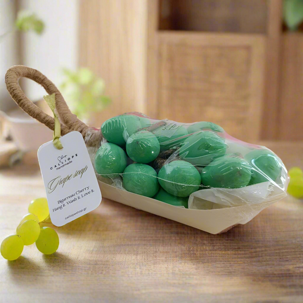 Σαπούνι τσαμπί σταφύλι Grape soap Πετροκέρασο - χεριού - 2