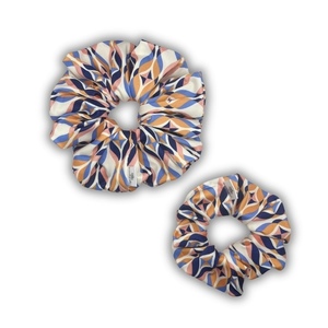 Kaleido regular scrunchie - ύφασμα, γεωμετρικά σχέδια, για τα μαλλιά, λαστιχάκια μαλλιών - 2