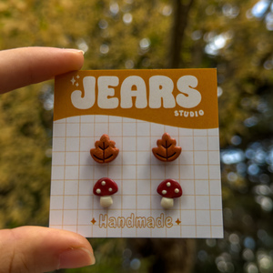 Autumn Stud Pack - πηλός, μικρά, ατσάλι, boho