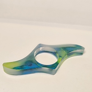 Ocean Breeze Resin Book Page Holder – Μπλε-Πράσινο Χειροποίητο - μπλε, ρητίνη, σελιδοδείκτες