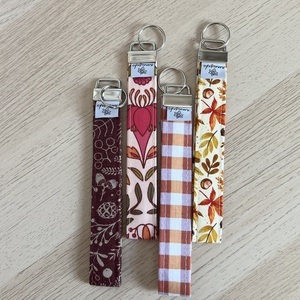 Maple keychain - ύφασμα, φθινόπωρο, μπρελοκ κλειδιών - 2