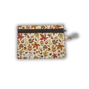 Maple mini wallet - ύφασμα, φθινόπωρο, πορτοφόλια κερμάτων