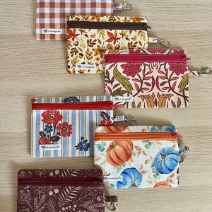 Maple mini wallet - ύφασμα, φθινόπωρο, πορτοφόλια κερμάτων - 2