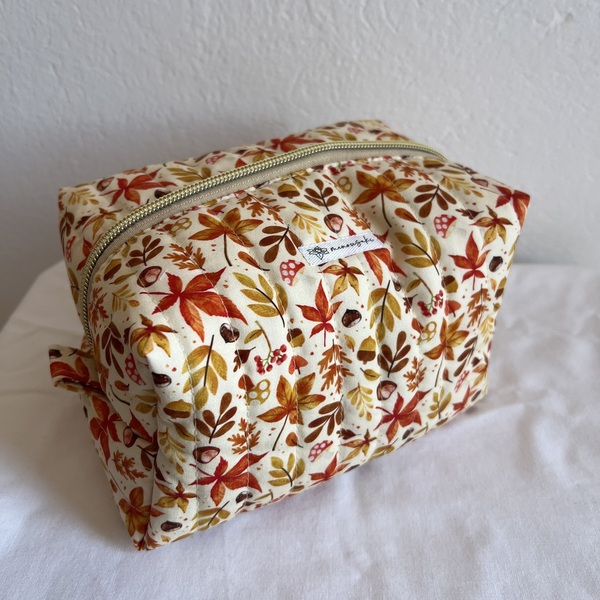 Maple make up bag - ύφασμα, καλλυντικών, ταξιδίου - 2