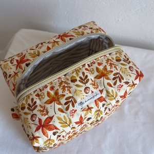 Maple make up bag - ύφασμα, καλλυντικών, ταξιδίου - 3