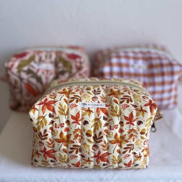 Maple make up bag - ύφασμα, καλλυντικών, ταξιδίου - 4