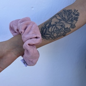 Soft braid regular scrunchie - ύφασμα, για τα μαλλιά, λαστιχάκια μαλλιών - 2
