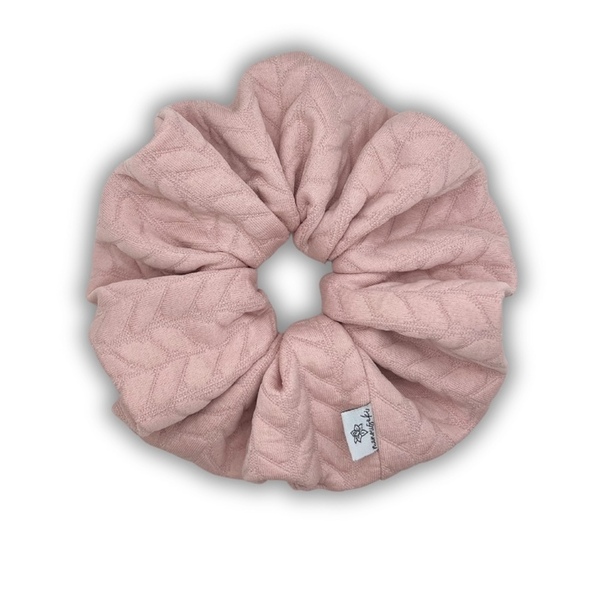 Soft braid XL scrunchie - ύφασμα, για τα μαλλιά, λαστιχάκια μαλλιών