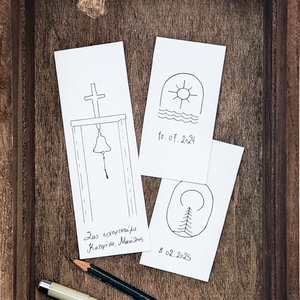 Μπομπονιέρα σελιδοδείκτης - γάμου - 3