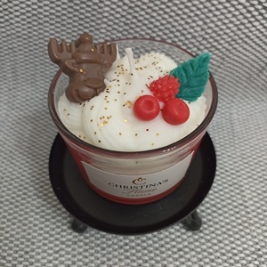 Rudolf candle Rudolf candle - γυαλί, νονά, αρωματικά κεριά, δασκάλα, διακοσμητικά - 3