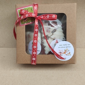 Wax melts box (christmas edition)- 120 γραμμάρια - αρωματικά κεριά, χριστουγεννιάτικα δώρα, κεριά & κηροπήγια - 2