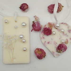 Σετ 2 τεμ. αρωματικές ταμπλέτες ντουλάπας από φυτικό κερί σόγιας - κερί σόγιας, αρωματικά χώρου